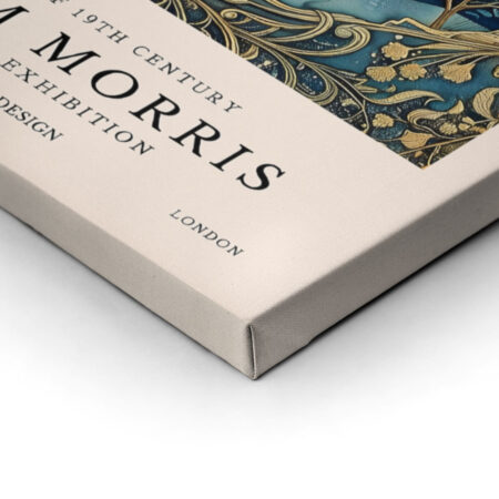 Πινακας σε καμβά WILLIAM MORRIS - BLUE MOON AND STARS 2 - William Morris Sticky 1