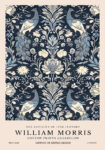 Πινακας σε καμβά WILLIAM MORRIS - BLUE PEACOCK PATTERN 1