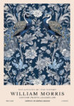 Πινακας σε καμβά WILLIAM MORRIS - BLUE PEACOCK PATTERN 2