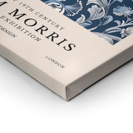 Πινακας σε καμβά WILLIAM MORRIS - BLUE PEACOCK PATTERN 2 - William Morris Sticky 1