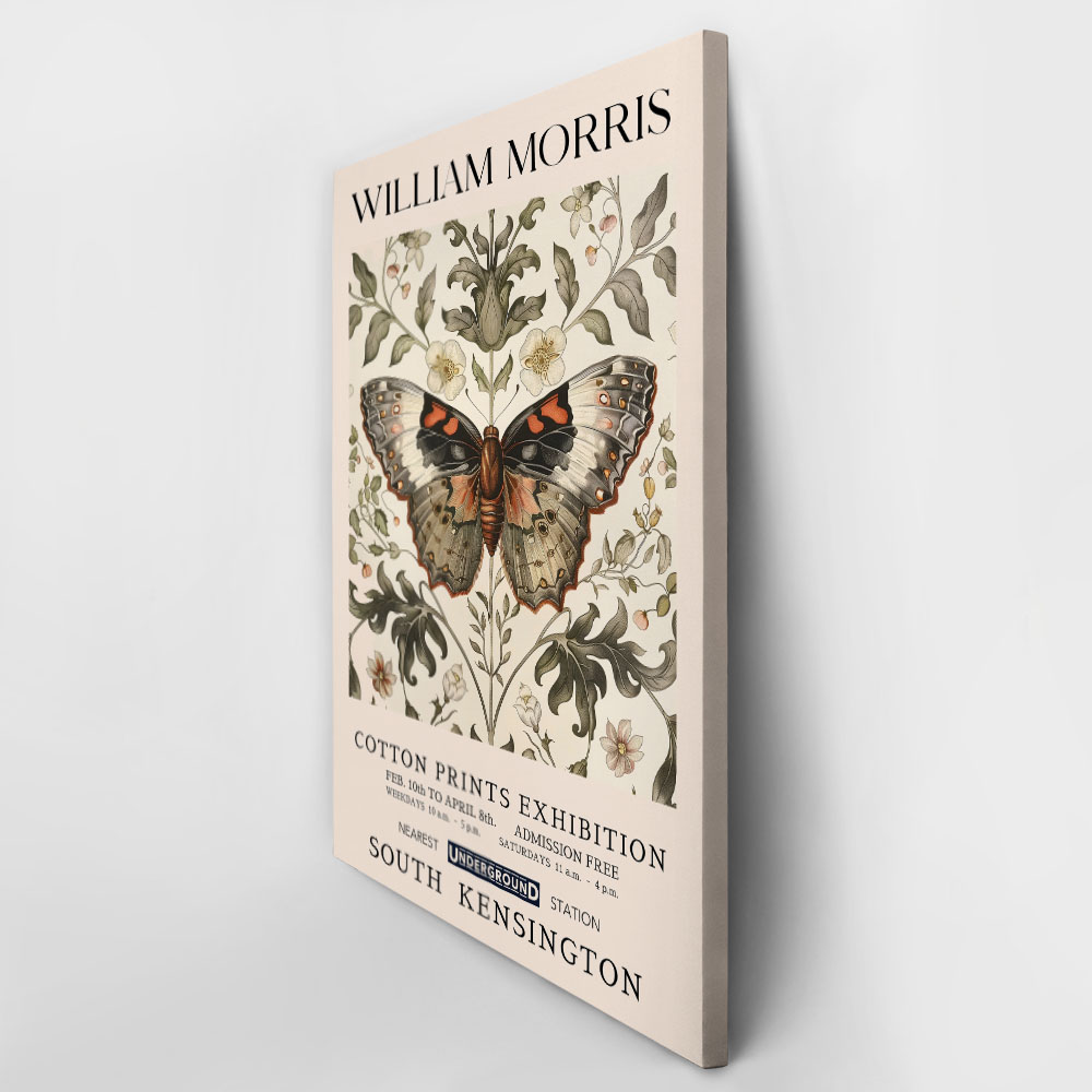 Πινακας σε καμβά WILLIAM MORRIS - BUTTERFLY 11