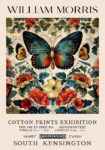 Πινακας σε καμβά WILLIAM MORRIS - BUTTERFLY 12