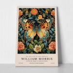 Πινακας σε καμβά WILLIAM MORRIS - BUTTERFLY 13