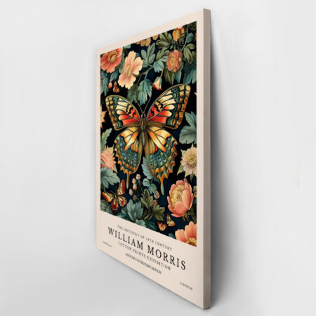 Πινακας σε καμβά WILLIAM MORRIS - BUTTERFLY 14 - William Morris Sticky 2