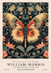 Πινακας σε καμβά WILLIAM MORRIS - BUTTERFLY 16