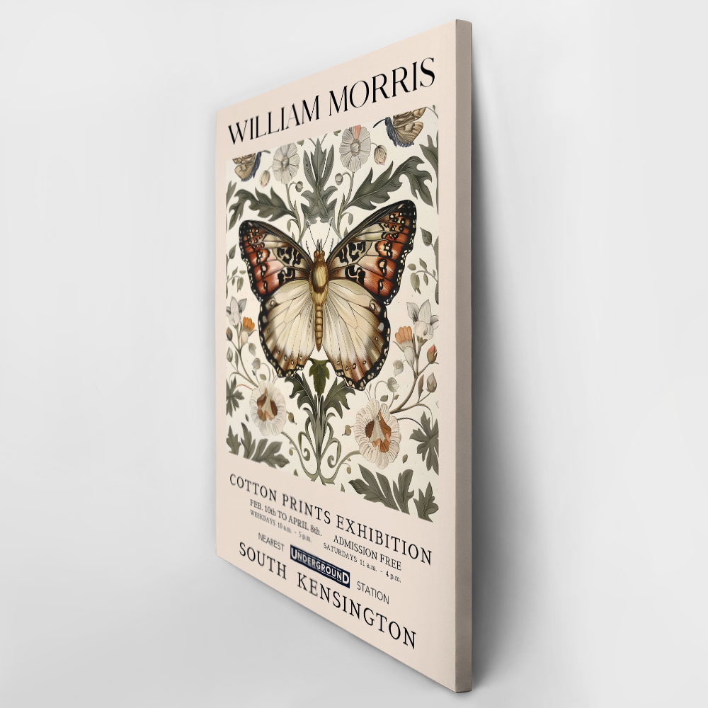 Πινακας σε καμβά WILLIAM MORRIS - BUTTERFLY 17