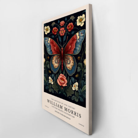 Πινακας σε καμβά WILLIAM MORRIS - BUTTERFLY 1 - William Morris Sticky 2