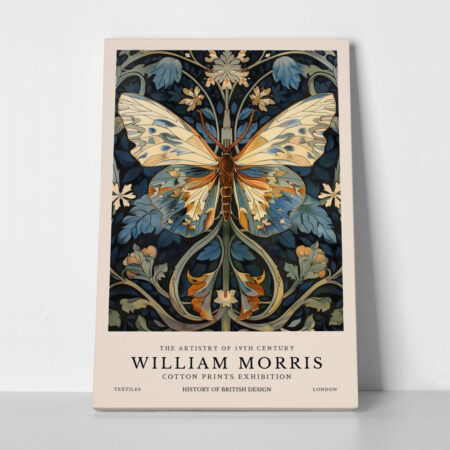 Πινακας σε καμβά WILLIAM MORRIS - BUTTERFLY 7