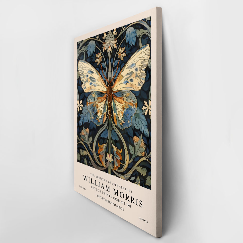 Πινακας σε καμβά WILLIAM MORRIS - BUTTERFLY 7