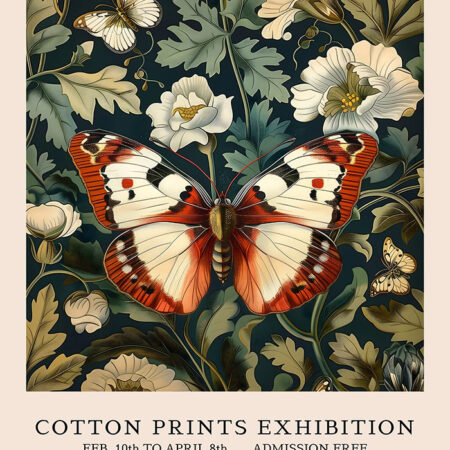Πινακας σε καμβά WILLIAM MORRIS - BUTTERFLY 8 - William Morris Sticky 5