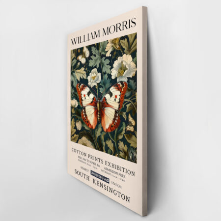 Πινακας σε καμβά WILLIAM MORRIS - BUTTERFLY 8 - William Morris Sticky 2