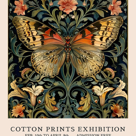 Πινακας σε καμβά WILLIAM MORRIS - BUTTERFLY 9 - William Morris Sticky 5