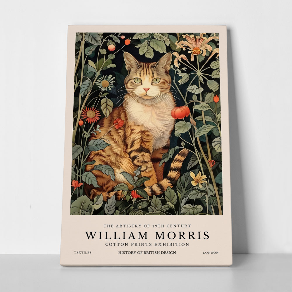 Πινακας σε καμβά WILLIAM MORRIS - CAT 6