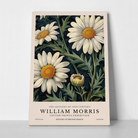 Πινακας σε καμβά WILLIAM MORRIS - DAISY