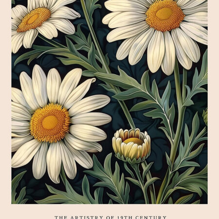 Πινακας σε καμβά WILLIAM MORRIS - DAISY - William Morris Sticky 5