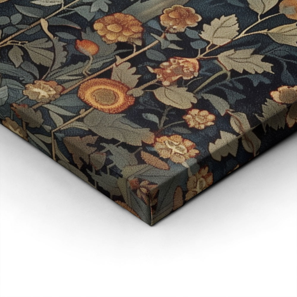 Πινακας σε καμβά WILLIAM MORRIS - DARK FOREST BIRD
