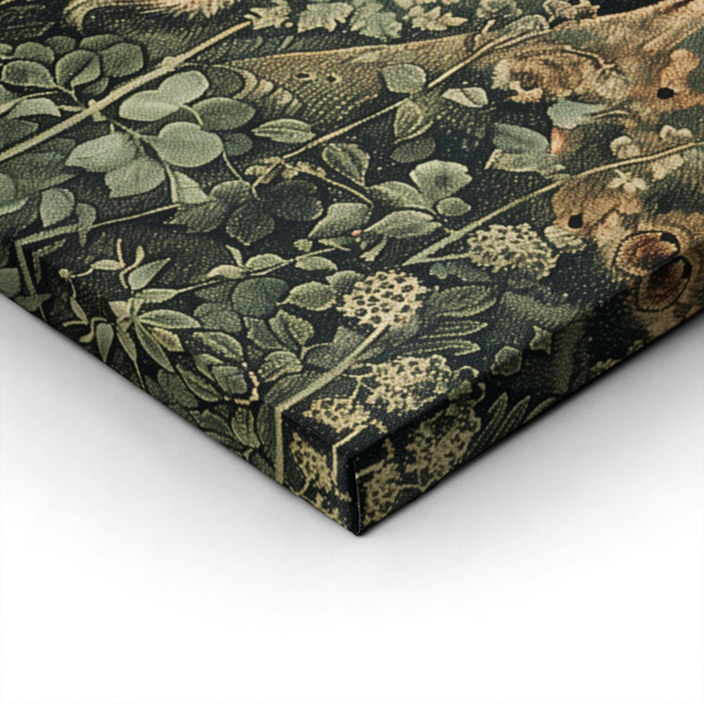 Πινακας σε καμβά WILLIAM MORRIS - DARK FOREST FOX