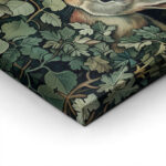 Πινακας σε καμβά WILLIAM MORRIS - DARK FOREST HARE