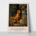Πινακας σε καμβά WILLIAM MORRIS - DOG