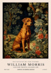 Πινακας σε καμβά WILLIAM MORRIS - DOG