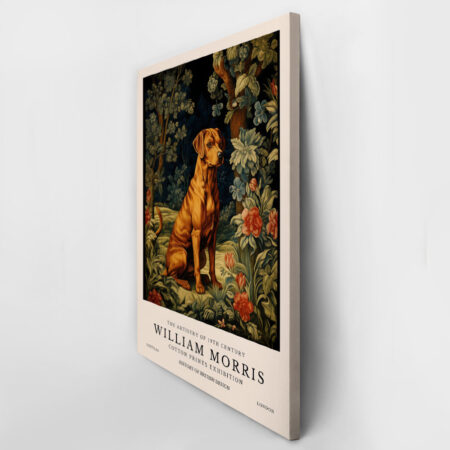 Πινακας σε καμβά WILLIAM MORRIS - DOG - William Morris Sticky 2
