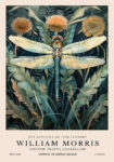 Πινακας σε καμβά WILLIAM MORRIS - DRAGONFLY