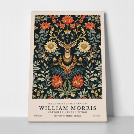 Πινακας σε καμβά WILLIAM MORRIS - FLORAL PATTERN 2