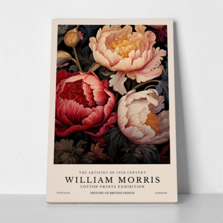 Πινακας σε καμβά WILLIAM MORRIS - FLOWER 1