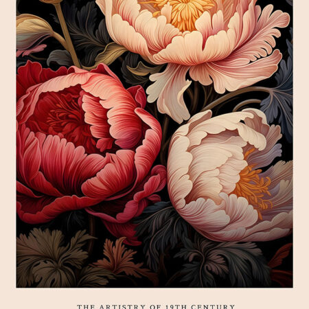 Πινακας σε καμβά WILLIAM MORRIS - FLOWER 1 - William Morris Sticky 5