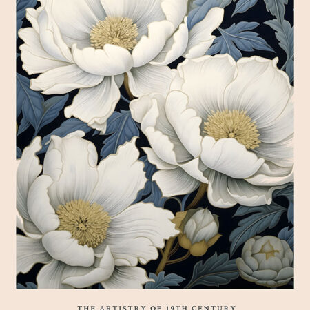 Πινακας σε καμβά WILLIAM MORRIS - FLOWER 2 - William Morris Sticky 5