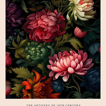 Πινακας σε καμβά WILLIAM MORRIS - FLOWER 3 - William Morris Sticky 5