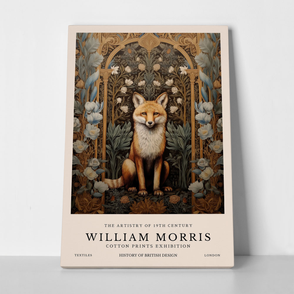 Πινακας σε καμβά WILLIAM MORRIS - FOX 2
