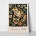 Πινακας σε καμβά WILLIAM MORRIS - FROG 1