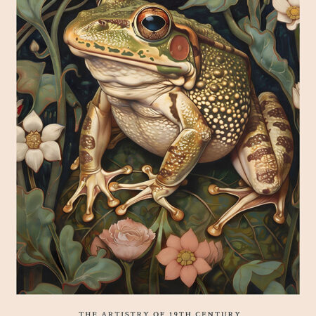 Πινακας σε καμβά WILLIAM MORRIS - FROG 1 - William Morris Sticky 5