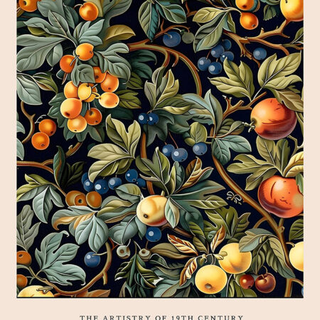 Πινακας σε καμβά WILLIAM MORRIS - FRUITS - William Morris Sticky 5