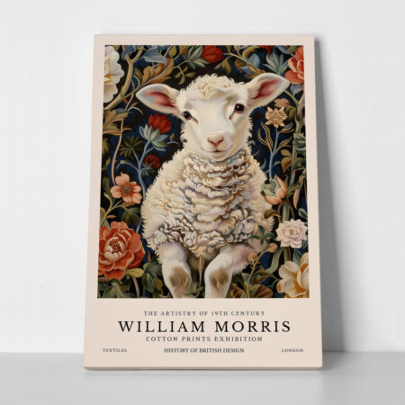 Πινακας σε καμβά WILLIAM MORRIS - LAMB