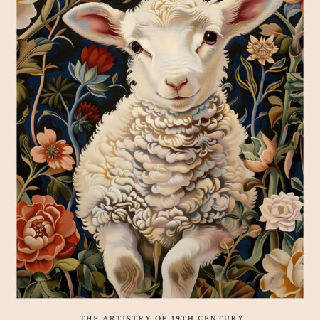 Πινακας σε καμβά WILLIAM MORRIS - LAMB - William Morris Sticky 5