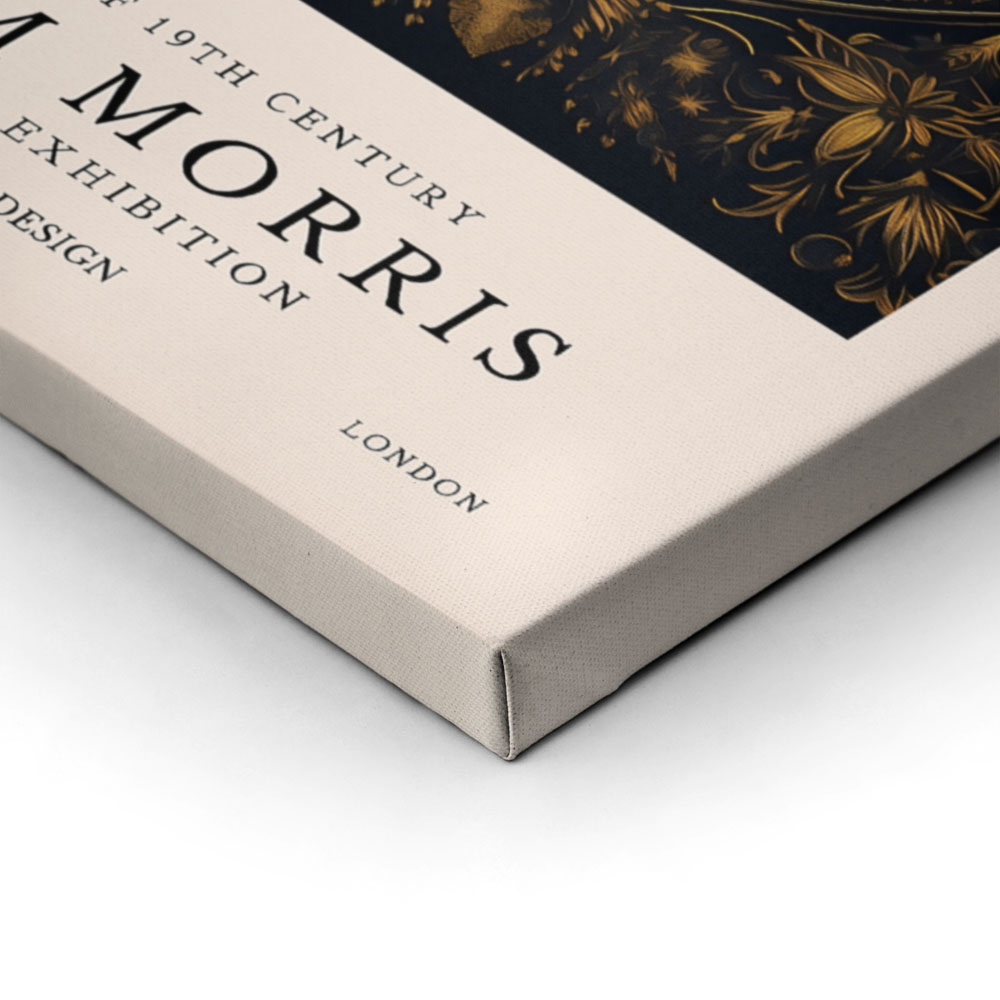 Πινακας σε καμβά WILLIAM MORRIS - MOON AND STARS 2