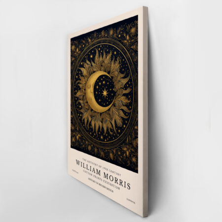 Πινακας σε καμβά WILLIAM MORRIS - MOON AND STARS 2 - William Morris Sticky 2