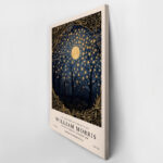 Πινακας σε καμβά WILLIAM MORRIS - MOON AND STARS 3