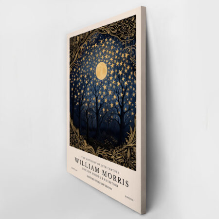 Πινακας σε καμβά WILLIAM MORRIS - MOON AND STARS 3 - William Morris Sticky 2