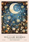 Πινακας σε καμβά WILLIAM MORRIS - MOON AND STARS 5