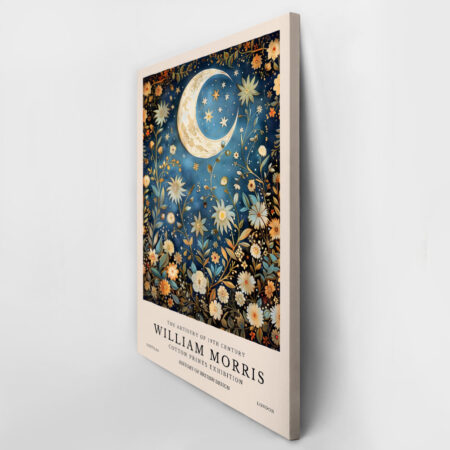 Πινακας σε καμβά WILLIAM MORRIS - MOON AND STARS 5 - William Morris Sticky 2