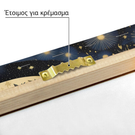 Πινακας σε καμβά WILLIAM MORRIS - MOON AND STARS 9 - William Morris Sticky 4