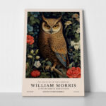 Πινακας σε καμβά WILLIAM MORRIS - OWL 1