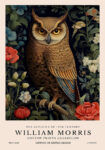 Πινακας σε καμβά WILLIAM MORRIS - OWL 1