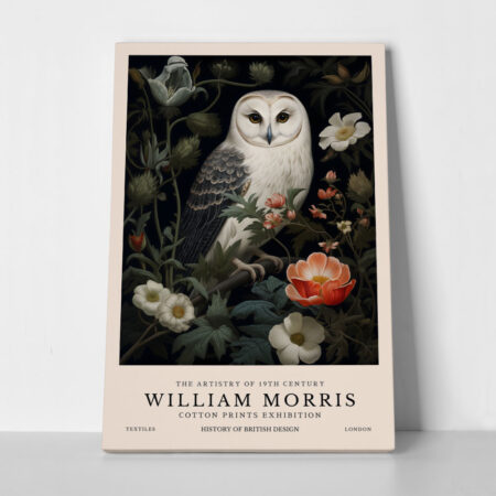 Πινακας σε καμβά WILLIAM MORRIS - OWL 2