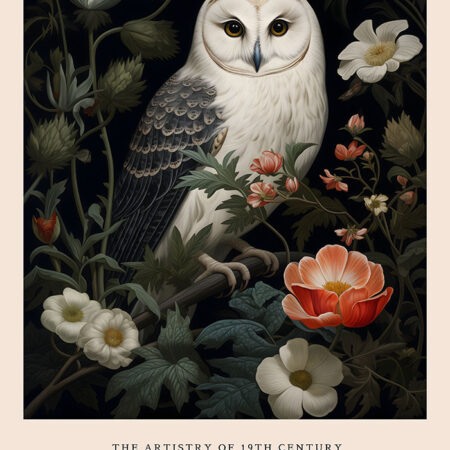 Πινακας σε καμβά WILLIAM MORRIS - OWL 2 - William Morris Sticky 5