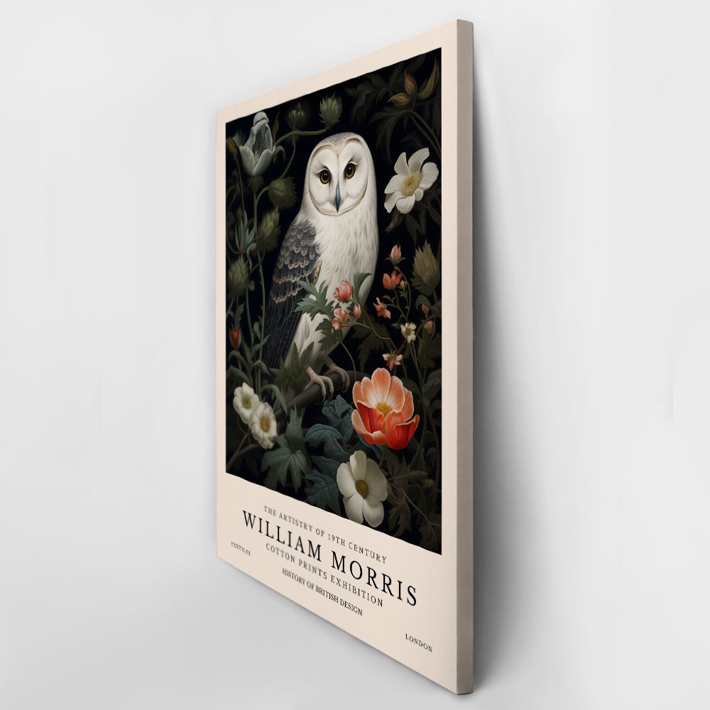 Πινακας σε καμβά WILLIAM MORRIS - OWL 2