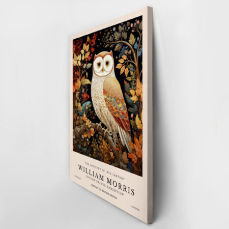 Πινακας σε καμβά WILLIAM MORRIS - OWL 3 - William Morris Sticky 2